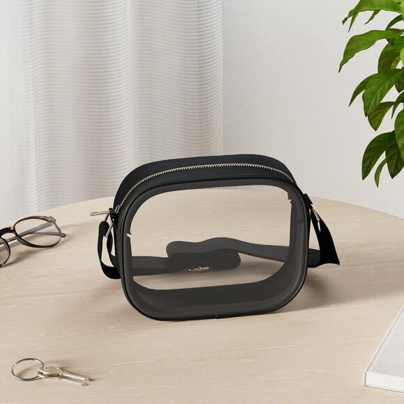 Clear Crossbody Bag, Stadium Approved Clear Purse Bag for Concerts Sports Events - Picture 2 of 8